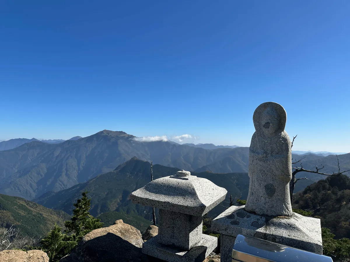 A little stone statue for the shrine