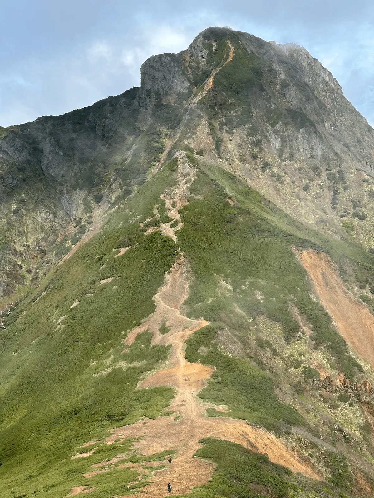 Another close-up vertical photo of Mt Amida