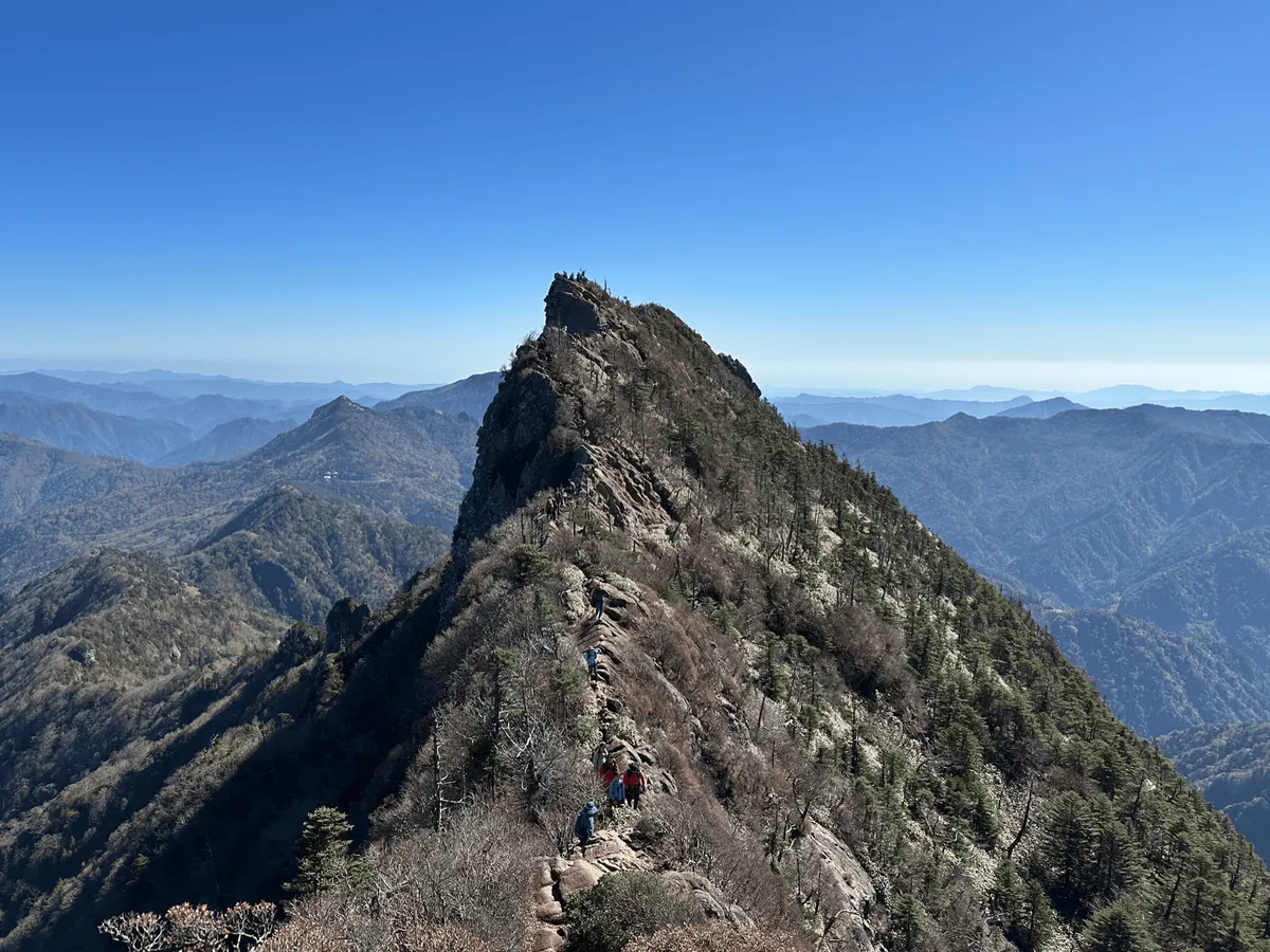 Mt Tengudake, it's a bit pointy mountain