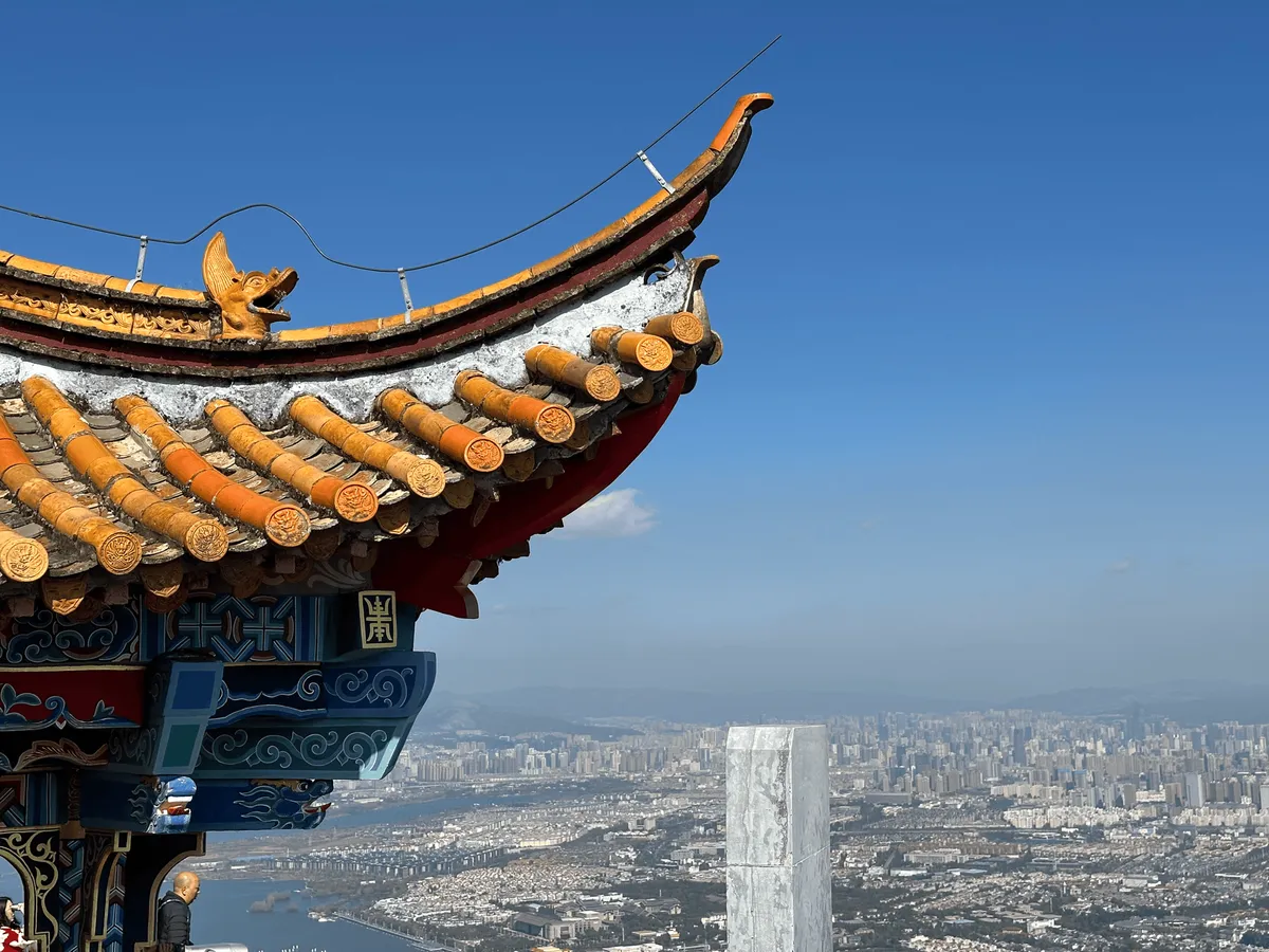 Another view of the pagoda structure