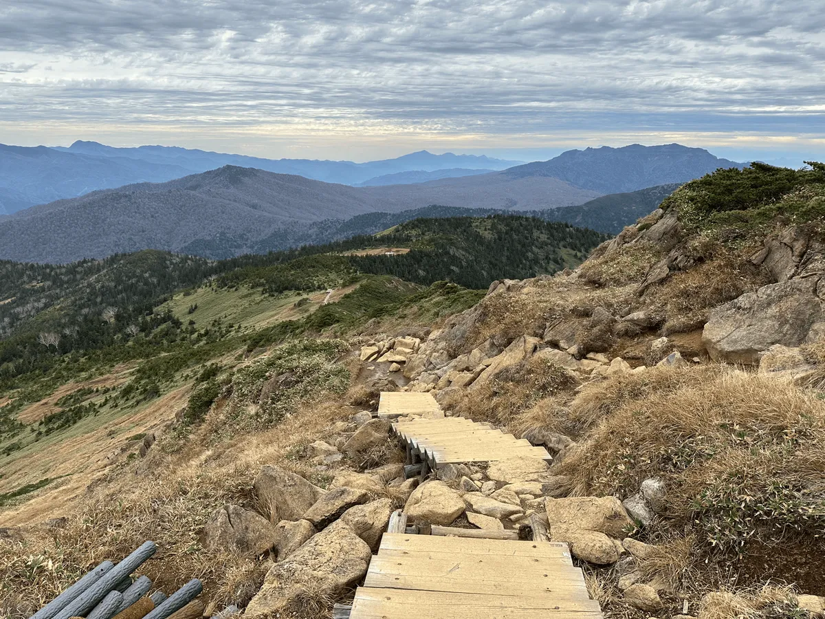 Boardwalk over some rocks