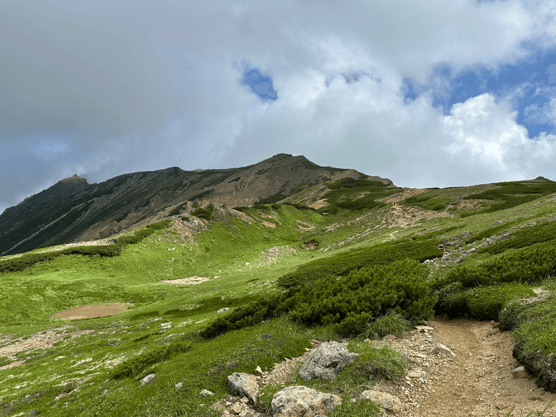 Mt Suisho ridgeline