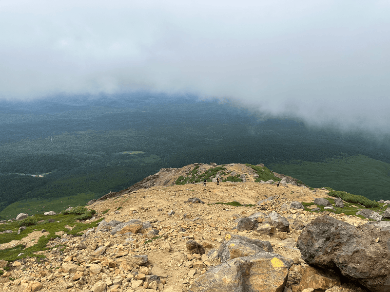 gravel trail down