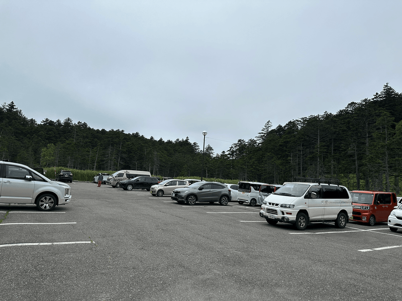 meakan onsen carpark